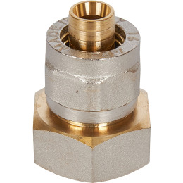 Переходник STOUT с внутренней резьбой 3/4 х16 для металлопластиковых труб винтовой, SFS-0002-003416