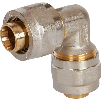 Угольник STOUT  90° 20х20 для металлопластиковых труб винтовой, SFS-0003-002020