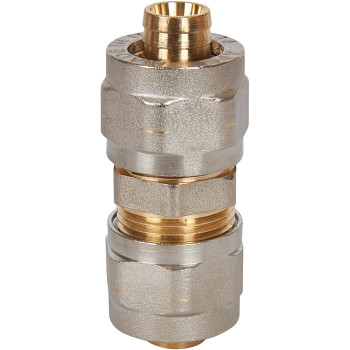 Муфта STOUT соединительная 16х16 для металлопластиковых труб винтовой, SFS-0005-000016