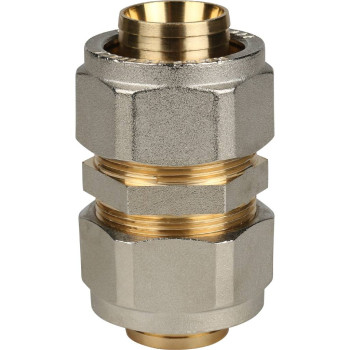 Муфта STOUT соединительная 32x32 для металлопластиковых труб винтовой, SFS-0005-000032