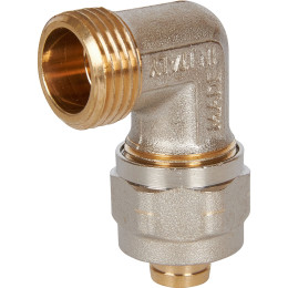 Угольник-переходник STOUT с наружной резьбой 1/2 х16 для металлопластиковых труб винтовой, SFS-0006-001216