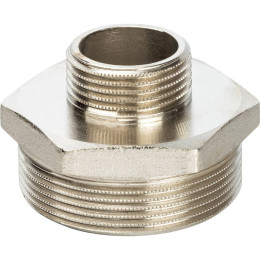 Ниппель НН STOUT переходной никелированный 2X1, SFT-0004-000021