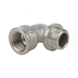 Угольник STOUT с упором НВ никелированный 1/4, SFT-0016-000014