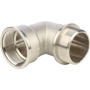 Угольник STOUT с упором НВ никелированный 1 1/2, SFT-0016-000112