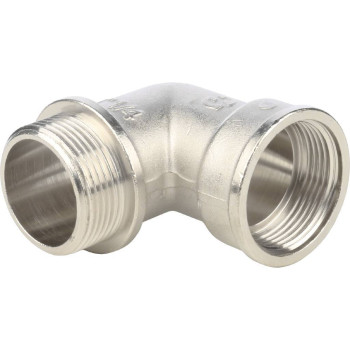 Угольник STOUT с упором НВ никелированный 1 1/4, SFT-0016-000114