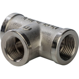 Тройник STOUT ВВ никелированный 3/8, SFT-0020-000038