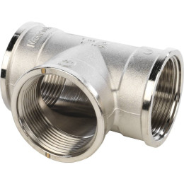 Тройник STOUT ВВ никелированный 1 1/2, SFT-0020-000112