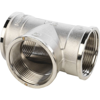 Тройник STOUT ВВ никелированный 1 1/2, SFT-0020-000112