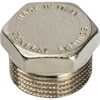 Заглушка STOUT НР никелированная 3/4, SFT-0025-000034