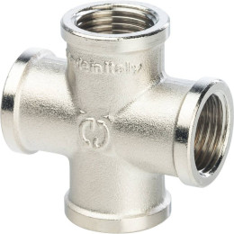 Крестовина STOUT ВВ никелированная 1/2, SFT-0031-000012