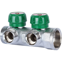 Коллектор регулирующий STOUT 1, 2 отвода 3/4 ЕК, SMB-6850-013402