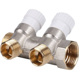 Коллектор распределительный STOUT 3/4 , 2 отвода 1/2, SMB 6851 341202