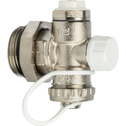 Регулируемый концевой фитинг STOUT с дренажным вентилем, ручной воздухоотводчик 1, SMS-1000-020001