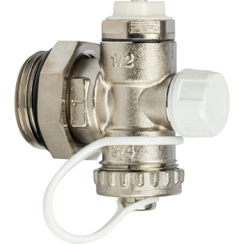 Регулируемый концевой фитинг STOUT с дренажным вентилем, ручной воздухоотводчик 1, SMS-1000-020001