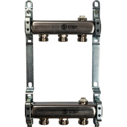 Коллектор из нержавеющей стали для радиаторной разводки STOUT 3 выхода, SMS 0923 000003