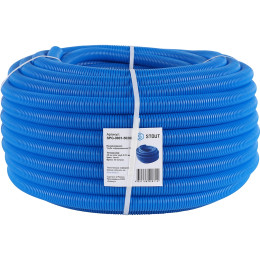 Труба гофрированная STOUT ПНД, цвет синий, наружным диаметром 28 мм для труб диаметром 20 мм, SPG-0001-502820