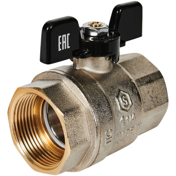 Кран шаровой полнопроходной STOUT ВР/ВР ручка бабочка 1 1/4, SVB-0002-200032