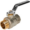 Кран шаровой полнопроходной STOUT ВР/НР ручка рычаг 1, SVB-0003-200025
