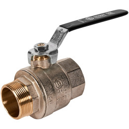 Кран шаровой полнопроходной STOUT ВР/НР ручка рычаг 1 1/2, SVB-0003-200040