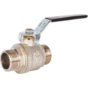Кран шаровой STOUT полнопроходной, НР/НР, ручка рычаг 1, SVB-0005-000025