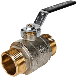 Кран шаровой полнопроходной STOUT НР/НР ручка рычаг 1 1/4, SVB-0005-200032