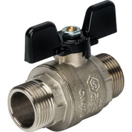 Кран шаровой STOUT полнопроходной, НР/НР, ручка бабочка 3/4, SVB-0006-000020