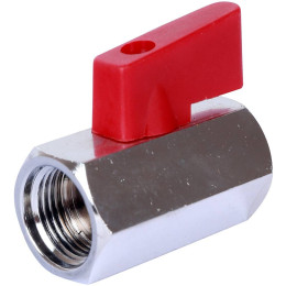 Кран шаровой мини STOUT 3/8 муфтовый, SVB-0021-000010