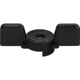 Ручка-бабочка STOUT для шарового крана STOUT 1 - 1 1/4 (Чёрная), SVB-BUT-1114