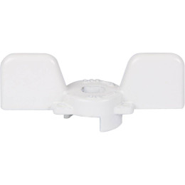 Ручка-бабочка STOUT для шарового крана STOUT 1/2 -3/4 (Белая), SVB-BUT-1234-01