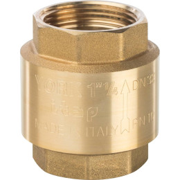 Клапан обратный пружинный муфтовый STOUT 1 1/4 с пластиковым седлом, SVC-0002-000032