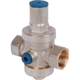 STOUT Редуктор давления PN25 вн/вн 3/4 с выходом под манометр, SVS-1008-000020