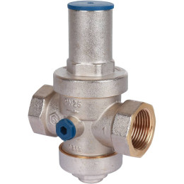 STOUT Редуктор давления PN25 вн/вн 1 с выходом под манометр, SVS-1008-000025