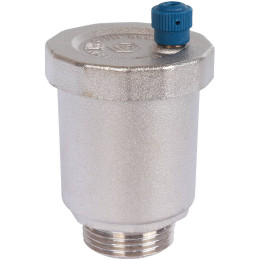 Воздухоотводчик автоматический вертикальный выпуск STOUT нар.р. 3/4 никель, SVS-1011-000020