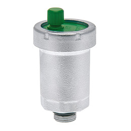 Воздухоотводчик GAISER 1/4", НР, автоматический, прямой, хромированный FAR