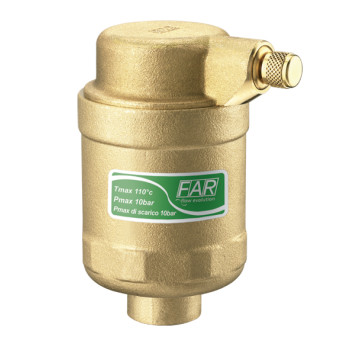 Воздухоотводчик 1/2", ВР, автоматический, прямой, высокое давление FAR