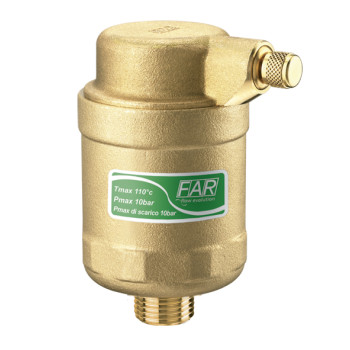 Воздухоотводчик 1/2", НР, автоматический, прямой, высокое давление FAR
