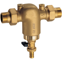 Фильтр латун., 3/4" американка, без манометр., 100мкм, Max: 95 °C, 25 бар