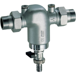 Фильтр хром., 1 1/2" американка, без манометр., 300мкм, Max: 95 °C, 25 бар