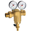Фильтр 3/4" латун.,ВР-американка, с манометр.,300мкм, Max: 95 °C, 25 бар