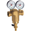 Фильтр латун., 1 1/4" ВР-ВР, с манометр., 300мкм, Max: 95 °C, 25 бар