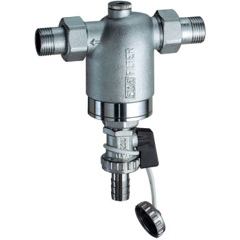 Фильтр 3/4", американка, 300 мкм, без манометра, Tmax: 95 °С, 25 бар FAR