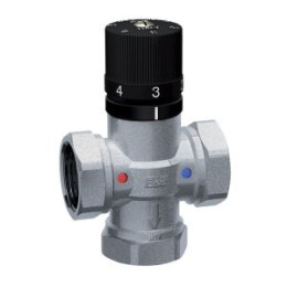 Промо-набор FAR 2 в 1: Термосмеситель 3/4" ВР, t max = 95 °C