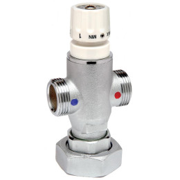 Термосмеситель 1", НР, с ответной гайкой 1 1/2", ВР FAR