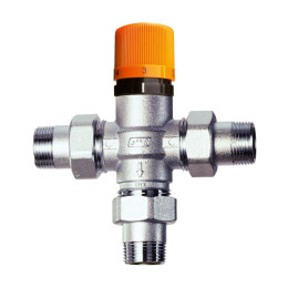 Термосмеситель SOLAR 1/2 «американка», Тmax110 °C