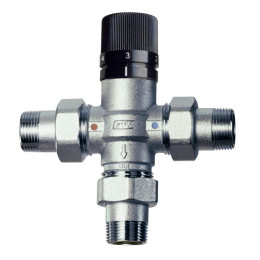 Смеситель термостатический 3/4", американка FAR