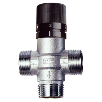 Термостатический смеситель 3/4" НР, Тmax 95°C
