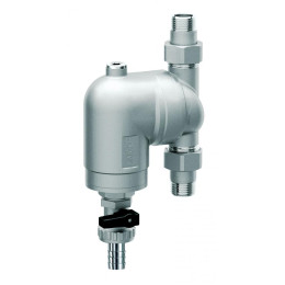 Фильтр с поворотным соединением, 3/4", НР-НР, 300 мкм, под манометр, Tmax: 95 °С, 25 бар FAR