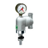 Фильтр 300мкм, с манометром, Max: 95 °C, 25 бар. Поворотное соединение 1" ВР