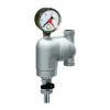 Фильтр с поворотным соединением, 3/4", ВР-ВР, 300 мкм, с манометром, Tmax: 95 °С, 25 бар FAR