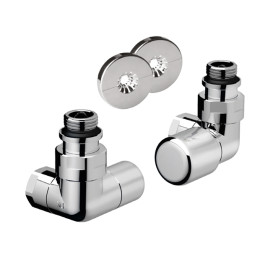 Комплект трехосевой 1/2" с гайкой М24*19 правый, сереб.